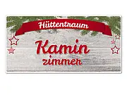 Dekoschild Kaminzimmer