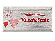 Hüttentraum Dekoschild Kuschelecke