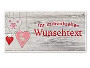 Dekoschild für einen individuellen Wunschtext