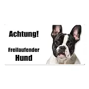 Hundewarnschild Französische Bulldogge