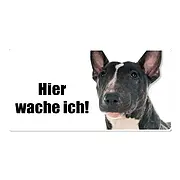 Hundewarnschild Bullterrier