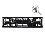 Kennzeichenhalter Wir lieben Berlin