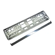 Kennzeichenhalter Chrom Anthrazit - 1 Paar