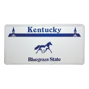 Kentucky-Boosterplate -Bluegrass State- mit individuellem Wunschtext