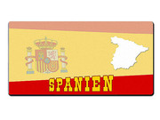 Dekoschild Spanien