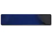 Geprägtes Deutsches Kennzeichen mit Wunschtext 1-farbig: dunkelblau 