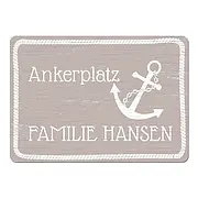 Türschild im maritimen Look