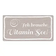 Schild Vitamin See