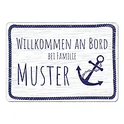 Maritimes Türschild