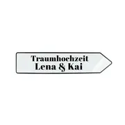 Schild zur Hochzeit