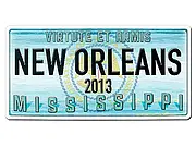 Mississippi USA Deko PKW-Kennzeichen mit individuellem Wunschtext