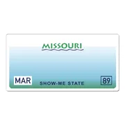 Us Plate Missouri mit Wunschtext