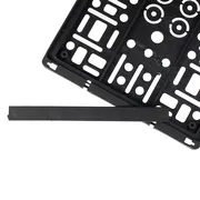 Motorrad-Kennzeichenhalter in schwarz 20 x 20 cm