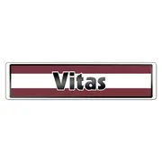 Namensschild mit Flagge Lettland