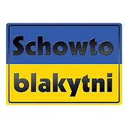 Schild "Die Blau-Gelben" für die ukrainische Nationalmannschaft