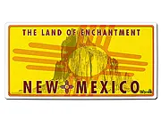 New Mexico USA Kfz-Kennzeichen als Dekoschild