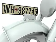 Motorradnummernschild Deutsches Reich Wehrmacht neu