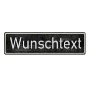 Oldtimerschild mit Wunschtext