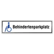 Schild Behindertenparkplatz