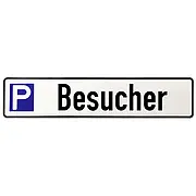 Schild für Besucherparkplatz