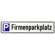 Schild für Firmenparkplatz