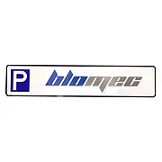 Parkplatzschild mit Logo