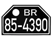 Historisches Nummernschild  Rheinland 48 - 56 neu