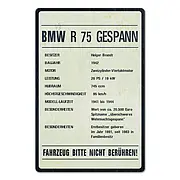 Typenschilder für Motorräder