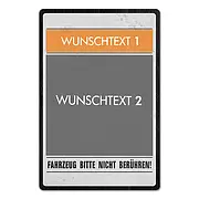 Austellungsschild