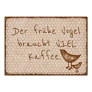 Schild mit individuellem Spruch