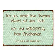 A3 Schild mit Spruch