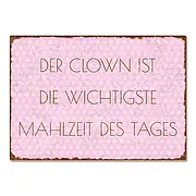 Vintageschild mit individuellem Spruch