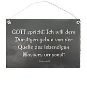 Schieferschild Jahreslosung