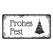 Schild  Frohes Fest