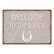 Schild für eine Ranchfarm