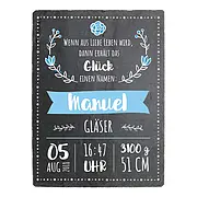 Geschenk zur Geburt von einem Baby für Junge 