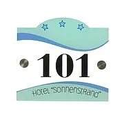 Türschild Kundenreferenz Hotel Sonnenstrand