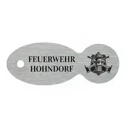 Einkaufschip mit Logo und Name der Feuerwehr