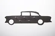 Schlüsselboard aus Edelstahl "Auto"