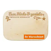 Holzbrett mit Wunschtext