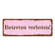 Shabby Schild mit Wunschtext