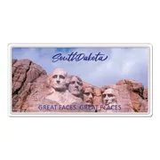 South Dakota USA Deko Autoschild mit persönlichem Wunschtext