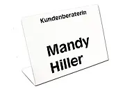 Tischaufsteller Kundenberater