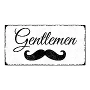 WC-Schild Gentleman