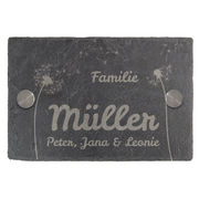 Türschild Schiefer 300x200 Mm Beschriftung Home Sweet Home 1