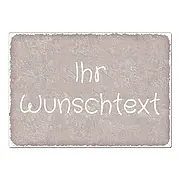 Schild mit Wunschtext