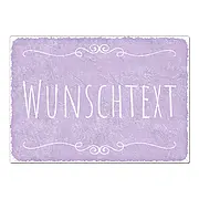 Türschild mit individuellem Wunschtext