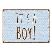 It's a Boy! Vintageschild