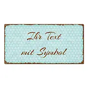 Vintageschild für eine individuelle Gestaltung