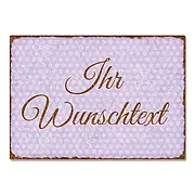 Dekoschild im Vintagelook